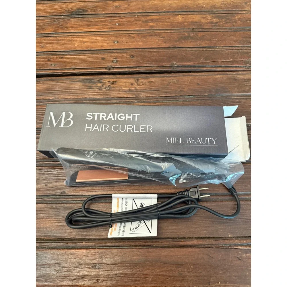 Miel Beauty Professional Hair Straightener Curler LED Digital Display 140-450F